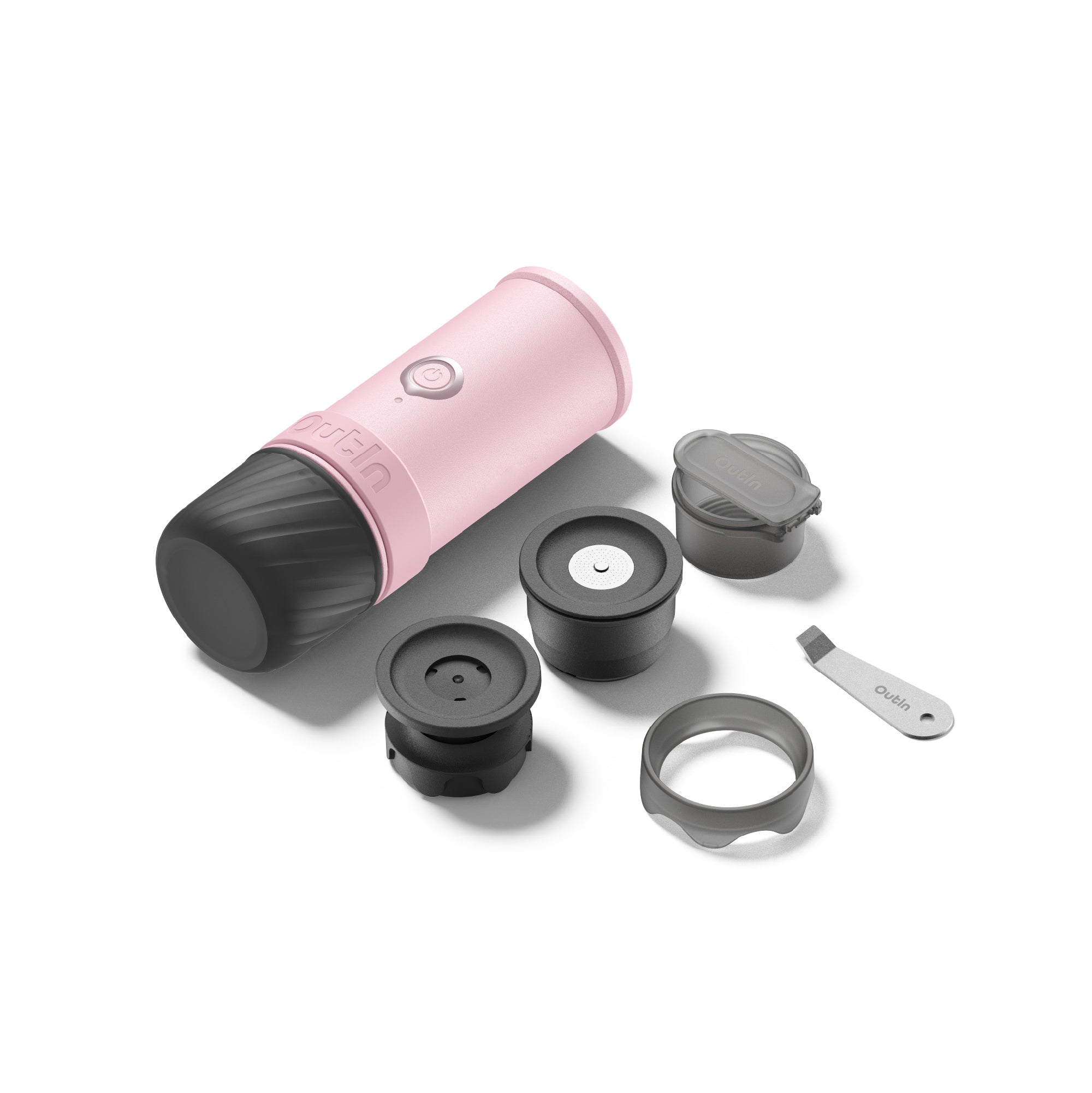 OutIn Mino Macchina Per Caffè Espresso Elettrica Portatile (Rose Clay) X BCRF