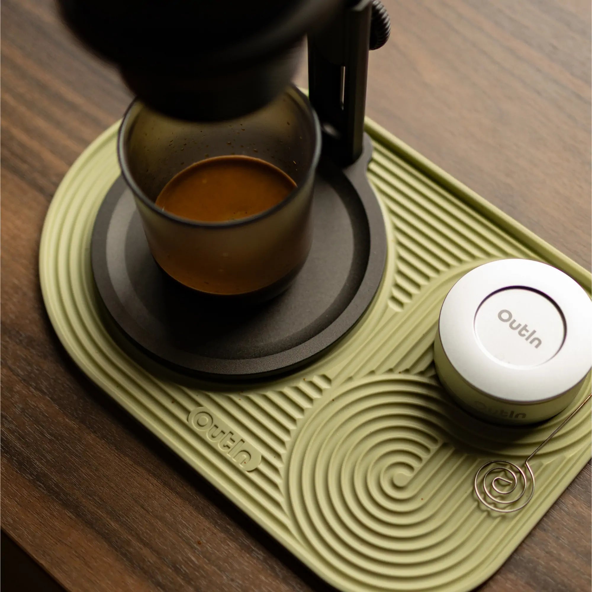 Outln Tappetino in Silicone per Macchina da Caffè