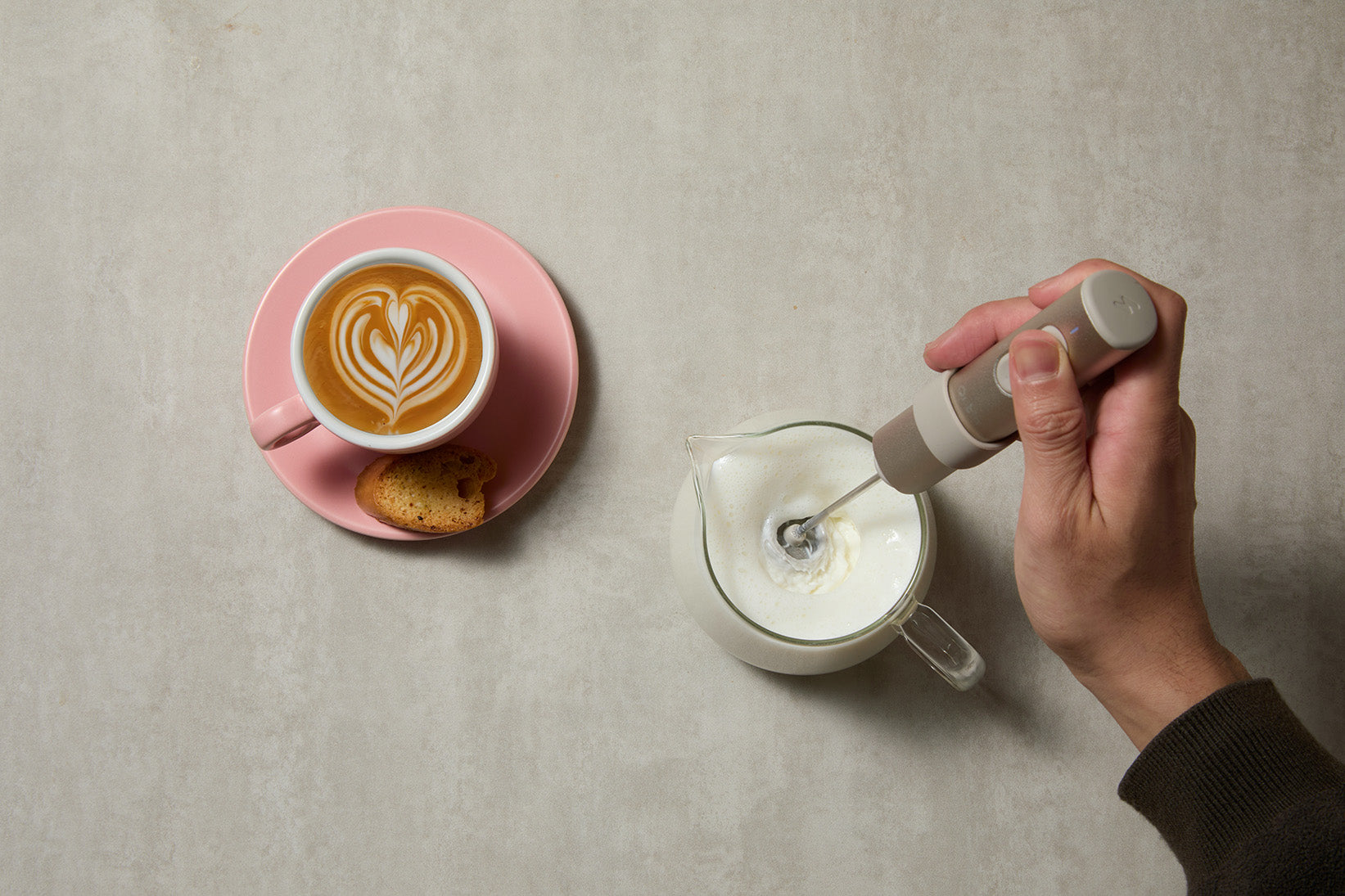 Sistema di schiuma brevettato per microfoam di qualità barista