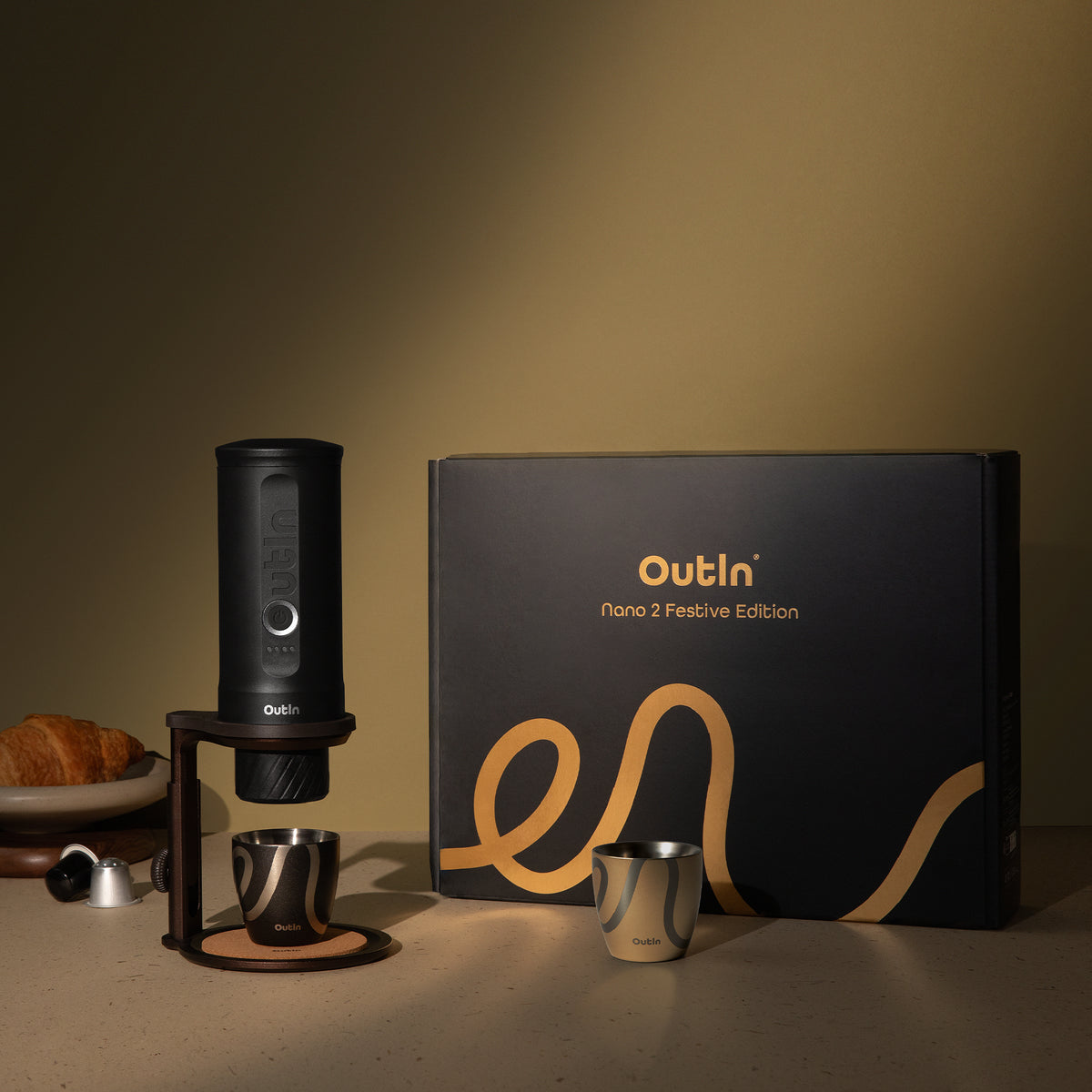 Set regalo OutIn Nano 2 | Espresso portatile