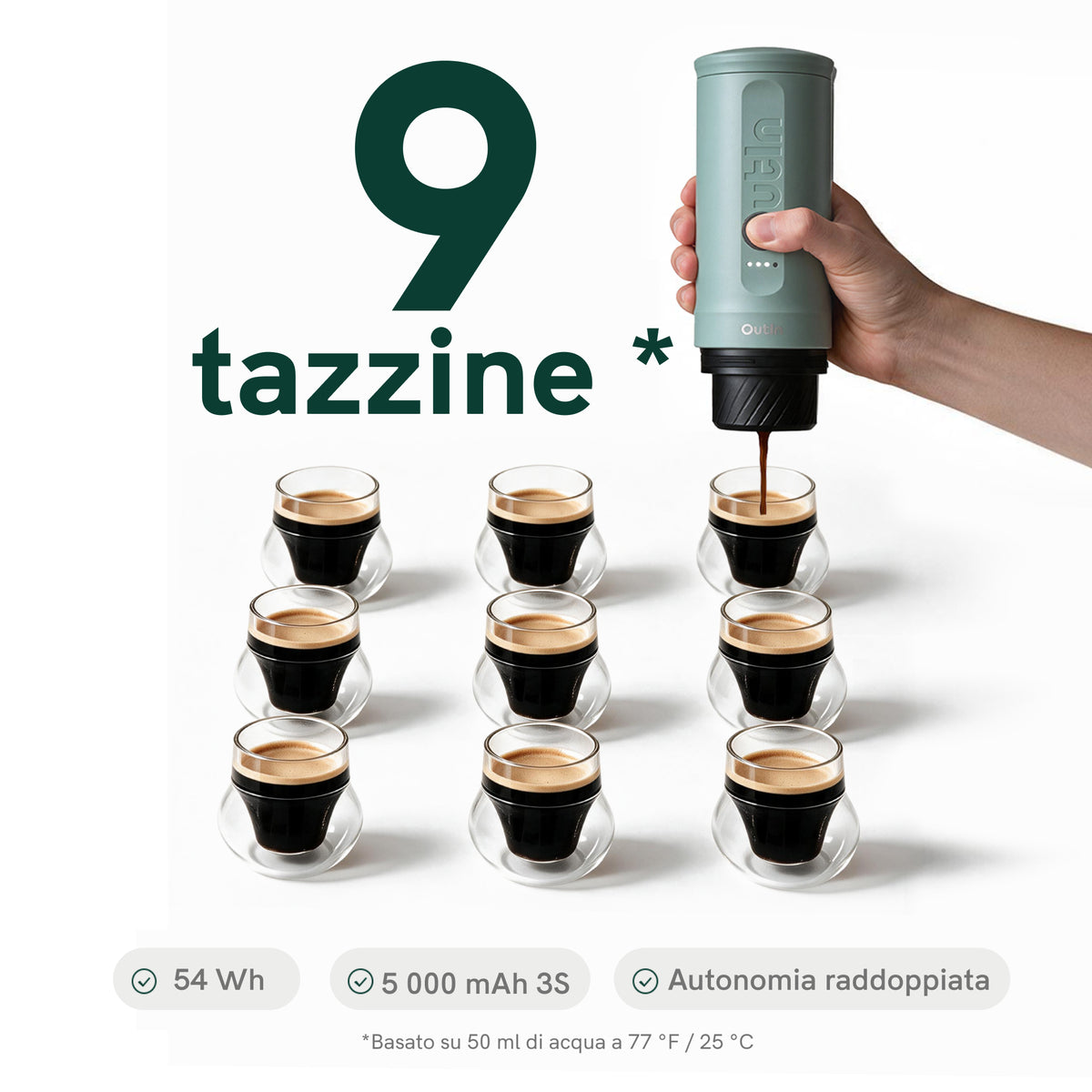 OutIn Nano 2 Macchina da caffè espresso portatile